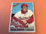 GENE MAUCH Phillies 1966 Topps Baseball Card #411