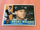 ROCKY NELSON Pirates 1960 Topps Baseball Card #157