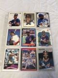 JOE CARTER Lot of 9 Baseball Cards