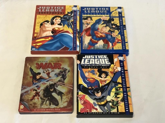 Lot of JUSTICE LEAGUE DC Comics Animation DVD Sets
