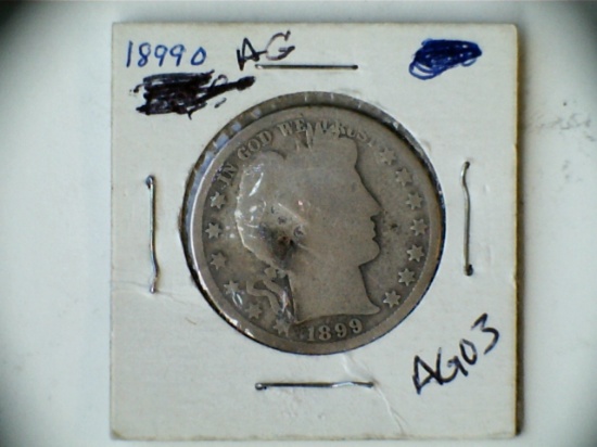 1899-O .90 Silver Barber Half Dollar