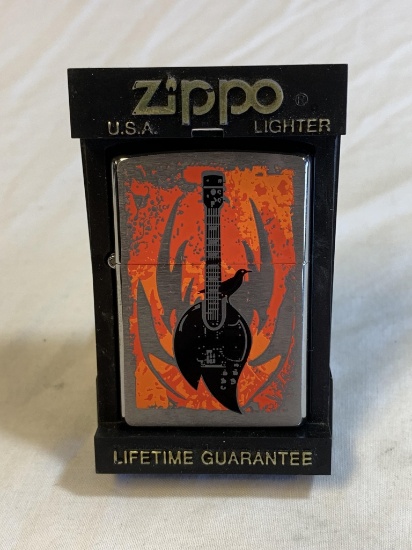 Zippo ELECTIC GUITAR Windproof Lighter NEW