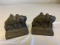 Vintage 1930's Cast Iron GRAZING HORSE Bookends