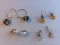 Lot of 4 Pairs of Gold-Toned Earrings