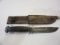 WWII Named RH Pal 36 Fighting Knife with Scabbard