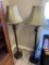 Lot of 2 Floor Lamps with Shades