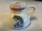 Vintage BUDWEISER Largemouth Bass Ceramic Mug