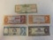 Lot of 5 Banco Central De Bolivia Currency Notes