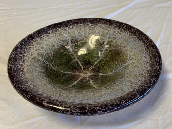 Blown Glass Fruit Bowl Centerpiece