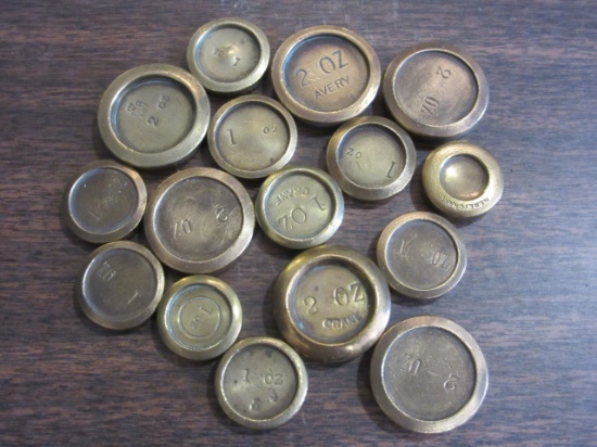 Lot of 16 Various Small Weights