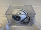 VINCE YOUNG Tennessee Titans AUTOGRAPH Mini Helmet