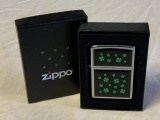 Zippo FOUR LEAF CLOVERS Windproof Lighter NEW