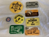 Lot of 8 Vintage Helldorado Las Vegas Rodeo Pins