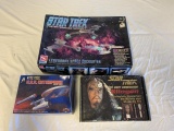 STAR TREK Lot of 2 Model Kits & Klingon Mask