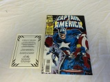 Joe Simon &  Hoover SIGNED Captain America Comic