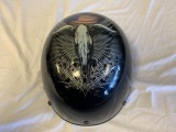 Fulmer  Steer Head/American Flag Motorcycle Helmet