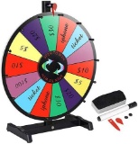 WinSpin Tabletop Color Spinning Prize Wheel NEW