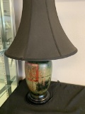 Table Lamp with Oriental Designs