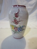 Ceramic Floral Hand Painted Vase