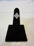 Cubic Zirconium (CZ) 14K White Gold Ring 