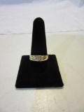 14K Gold Ring Band with 3 1/8ct Diamonds Sz 11
