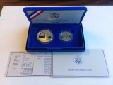 1986S .90 Silver Liberty Dollar/Half Dollar Proofs