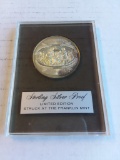 Sterling Silver Proof Christmas Nativity Medal