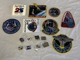 Lot of VIntage NASA Patches and Pins