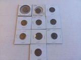 Lot of 10 Buffalo Nickels 1927-1937