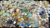 DIY Jewelry - Blue Large lot of parts