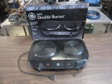 General Electric Solid Double Burner Stove