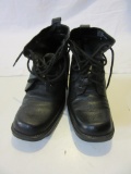 2 Pairs of Men's Vintage Black Boots Size 6.5