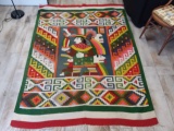 Large Native Mexican Design Tapestry 81