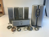Set of SLS Audio Q-Line Silver 5.1 Speakers System