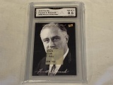 FRANKLIN ROOSEVELT Pieces Of The Past Graded Card