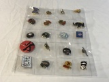 Lot of 20 Collectible Pins Pinback & Buttons