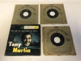 TONY MARTIN The Night And The Music 3x 45 RPM Set