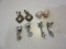 Lot of 4 Pairs of Clip on Earrings