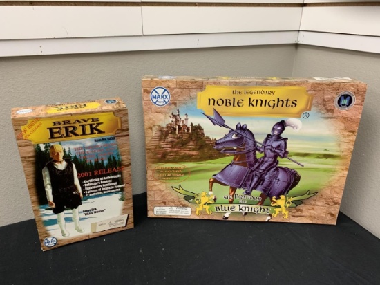 Marx Toys Noble Kinght & Brave Erik Figures NEW