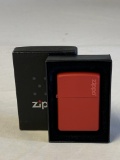 Zippo Red Logo Windproof Lighter