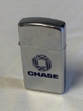 Vintage 1981 Zippo Slim CHASE BANK Lighter