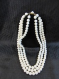 Vintage Costume Jewelry Beaded Necklace