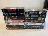 Lot of 15 HORROR Movies VHS Tapes