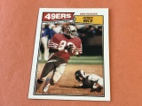 JERRY RICE 49ers 1987 Topps Football Card