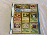 Lot of 100 1st Edition POKEMON Trading Cards