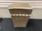 Wicker clothes hamper with lid-Measures 24