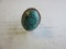 .925 Silver Size 8 9.1g Turquoise Stone Ring