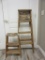Lot of 2 Wood Painter Ladders