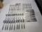 Lot of 63 Cutlery Including 33 Forks, 20 Spoons,