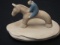 Southwestern Art Rider and Horse Figure